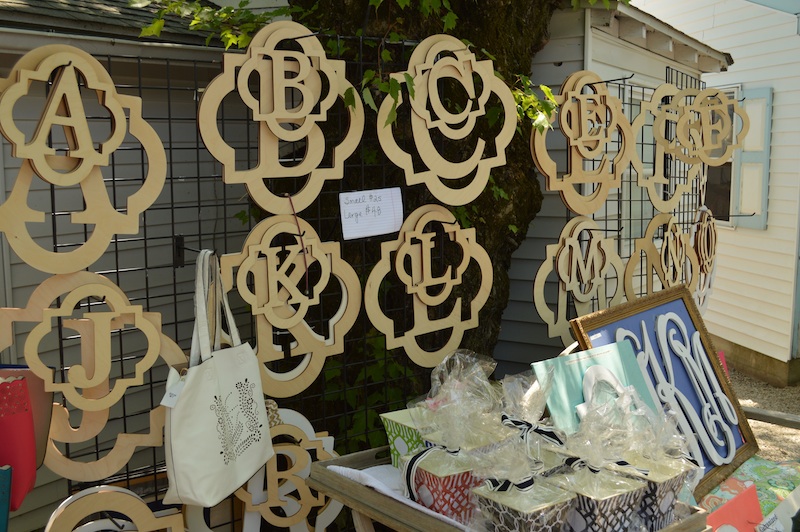 Tthe monogram-crazy Main Line is flipping for these cut-outs at Boutique Street . 