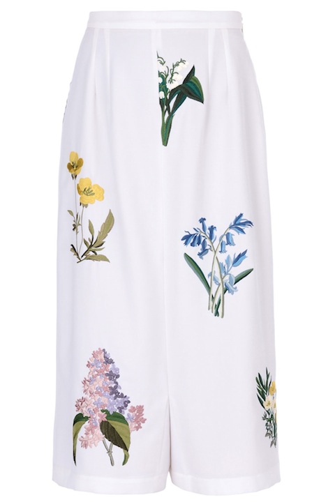 Stella McCartney culottes in a fresh, floral print sell for a cool $1,735 but culottes abound in every price point abound. 
