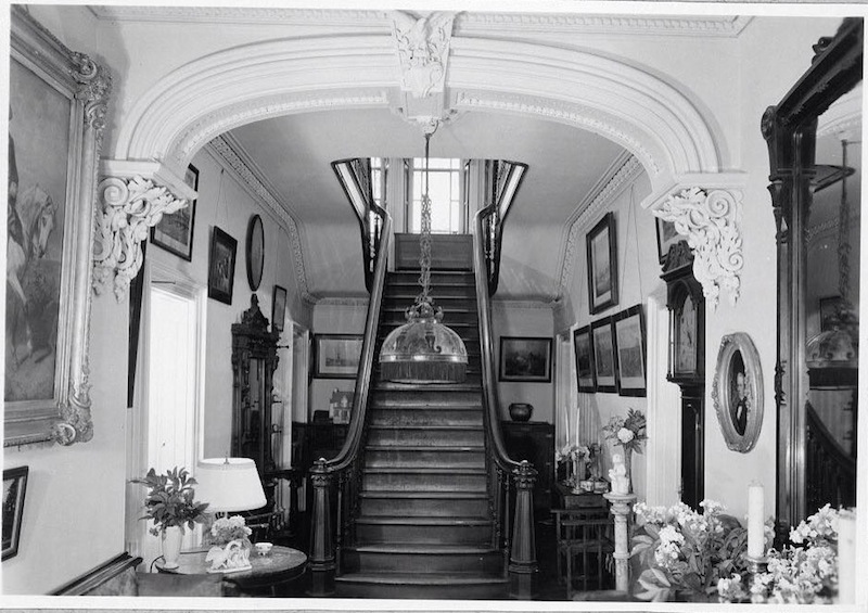 The grand foyer of Loch Aerie in happier days. (CC Historical Society/Library of Congress photo)