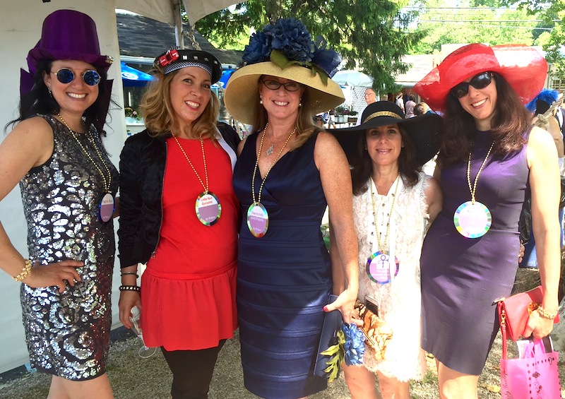 Still in mourning over Prince, this group entry each wore a different Prince album around her neck: Amy Mezrow, Heidi Tirjan, Heather Bendit, Suzin Levy, Jennifer Leach. 