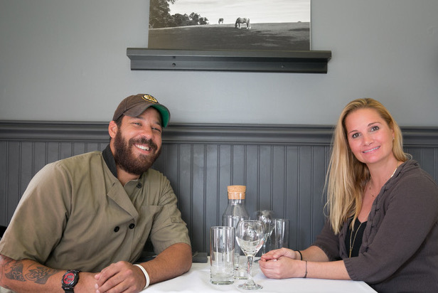 At the Table owners Alex Hardy and Tara Buzan. 
