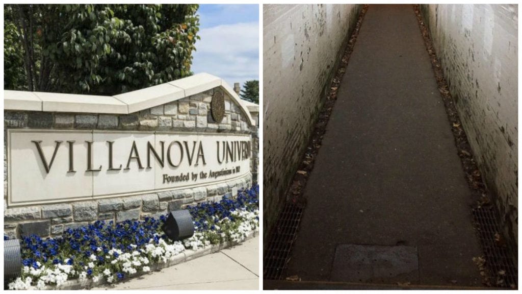 Site of an alleged racial attack in a train tunnel at Villanova.