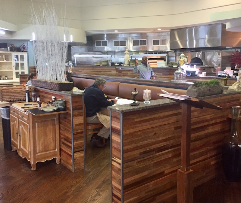 The open kitchen at Eatnic.